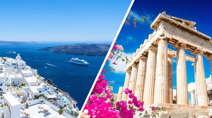 Combiné Athènes, île de Paros & île de Santorin, Combiné Grèce & ses îles, Grèce Continentale, Athènes & sa région par Ôvoyages Combiné Athènes, île de Paros & île de Santorin, Combiné Grèce & ses îles, Grèce Continentale, Athènes & sa région par Ôvoyages