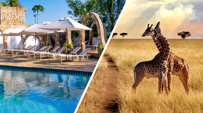 Combiné Palumbo Waves Resort 4* & Safari 2 nuits dans la réserve de Selous en avion, Combiné Tanzanie, Zanzibar par Ôvoyages Combiné Palumbo Waves Resort 4* & Safari 2 nuits dans la réserve de Selous en avion, Combiné Tanzanie, Zanzibar par Ôvoyages