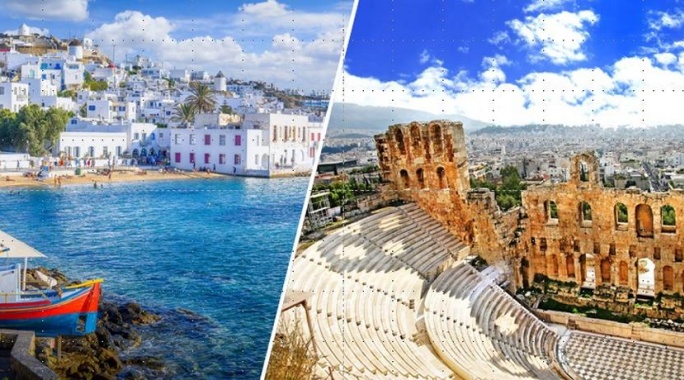 Combiné Athènes, île de Mykonos & île de Paros 2* ou 3*, Combiné Grèce & ses îles, Grèce Continentale, Athènes & sa région par Ôvoyages Combiné Athènes, île de Mykonos & île de Paros 2* ou 3*, Combiné Grèce & ses îles, Grèce Continentale, Athènes & sa région par Ôvoyages