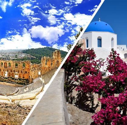 Combiné Athènes & île de Santorin 2* ou 3*, Combiné Grèce & ses îles, Grèce Continentale, Athènes & sa région par Ôvoyages Combiné Athènes & île de Santorin 2* ou 3*, Combiné Grèce & ses îles, Grèce Continentale, Athènes & sa région par Ôvoyages
