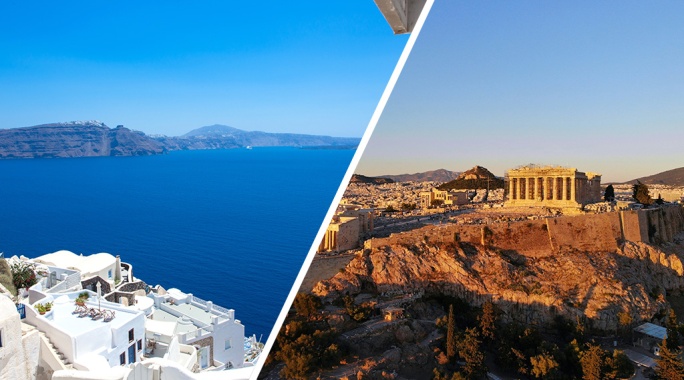 Combiné Athènes, île de Santorin & île de de Paros 2* ou 3*, Combiné Grèce & ses îles, Grèce Continentale, Athènes & sa région par Ôvoyages Combiné Athènes, île de Santorin & île de de Paros 2* ou 3*, Combiné Grèce & ses îles, Grèce Continentale, Athènes & sa région par Ôvoyages
