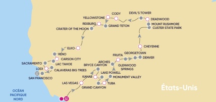 Circuit Le Grand Tour de l'Ouest : de Los Angeles à San Francisco, Circuit Etats-Unis, Côte Ouest, Los Angeles par Ôvoyages Circuit Le Grand Tour de l'Ouest : de Los Angeles à San Francisco, Circuit Etats-Unis, Côte Ouest, Los Angeles par Ôvoyages