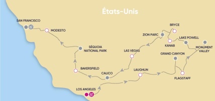 Circuit L'Ouest Américain 2* & 3*, Circuit Etats-Unis, Côte Ouest, Los Angeles par Ôvoyages Circuit L'Ouest Américain 2* & 3*, Circuit Etats-Unis, Côte Ouest, Los Angeles par Ôvoyages