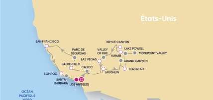 Circuit Au coeur de l'Ouest 2* & 3*, Circuit Etats-Unis, Côte Ouest, Los Angeles par Ôvoyages Circuit Au coeur de l'Ouest 2* & 3*, Circuit Etats-Unis, Côte Ouest, Los Angeles par Ôvoyages